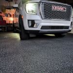 Snapgridstone garage with truck closeup 150x150