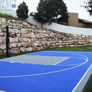 interlocking outdoor court floor tile