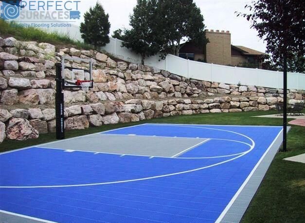 interlocking outdoor court floor tile