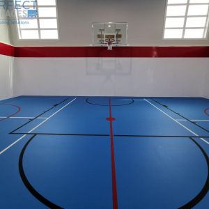 pad and pour urethane sports flooring