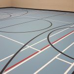 pad and pour urethane sports flooring