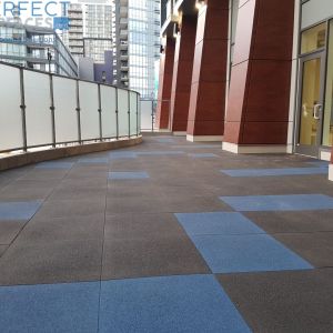 Patio rubber tile