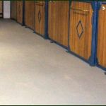 seamless rubber urethane horse stalls