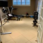 full color home gym tile