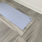 yoga and stretching rubber floor