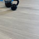 wood grain rubber flooring workout