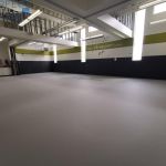 pad and pour urethane veterinary and dog flooring