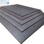 double vulcanized low voc rubber gym mats