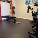 Home gym rubber floor