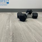 wood grain rubber floor tile