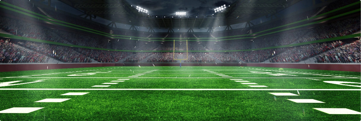 Atificial turf concept football field