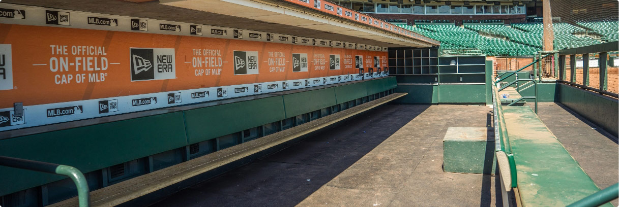 Baseball dugout flooring