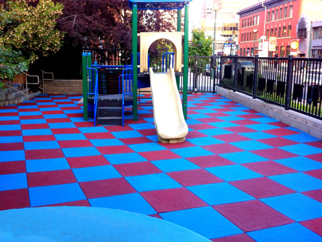 Rubber Playground Tiles