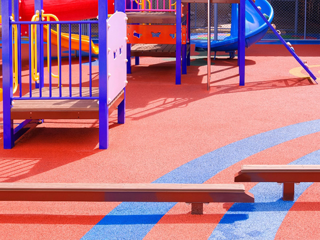 Guide playground flooring