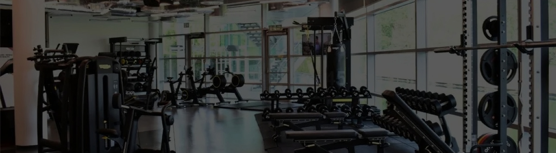 Fitness gym equipment bg